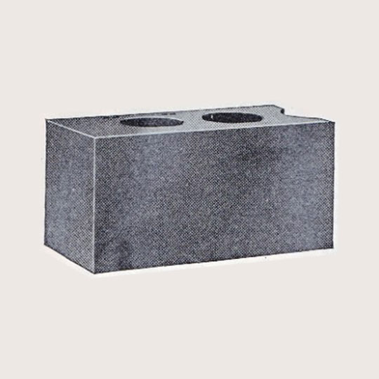 illustration of cobbled concrete block