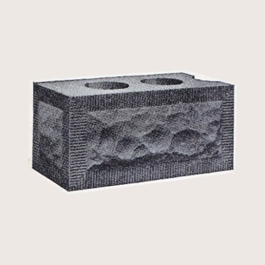 illustration of textured concrete block